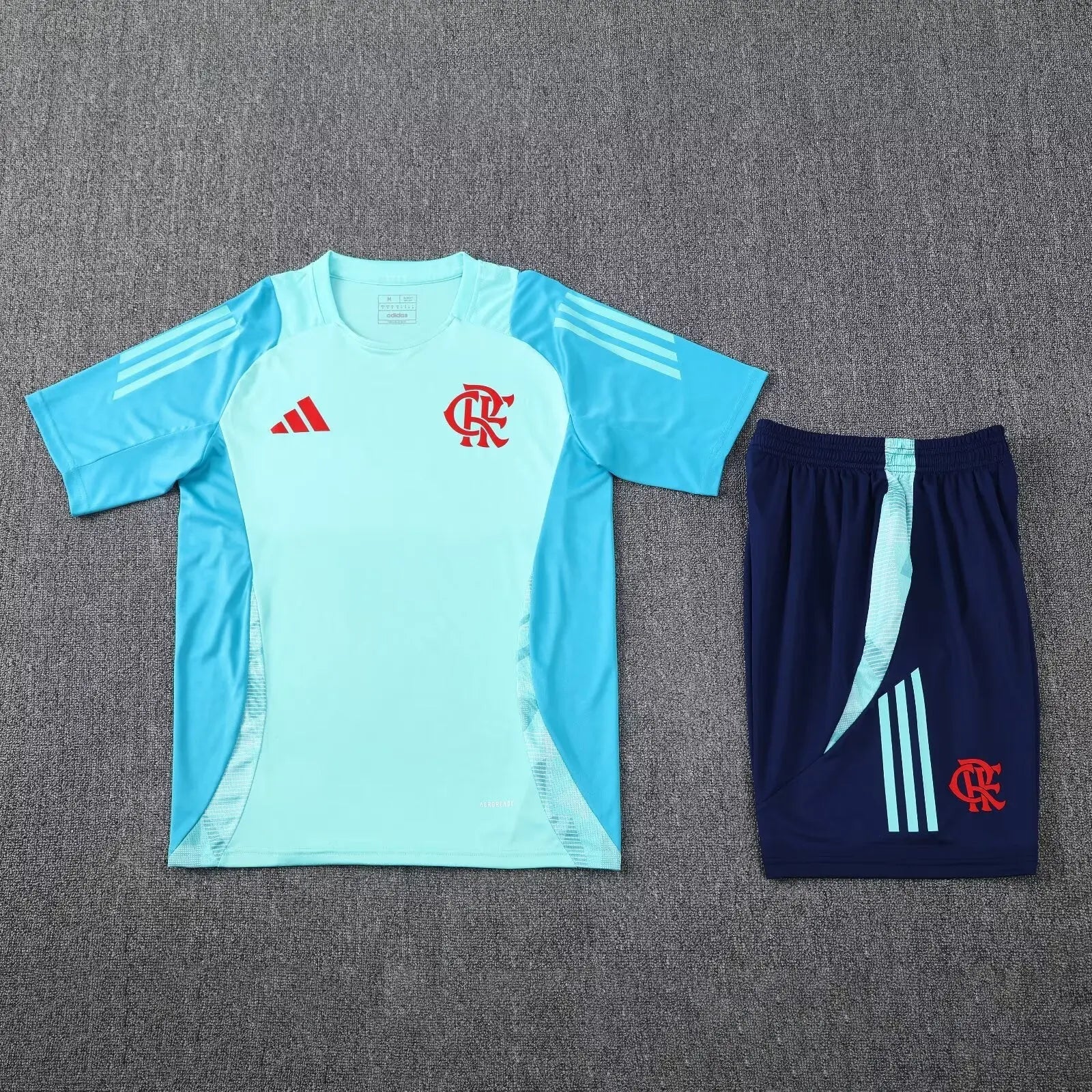 Ensemble Flamengo Bleu claire/rouge