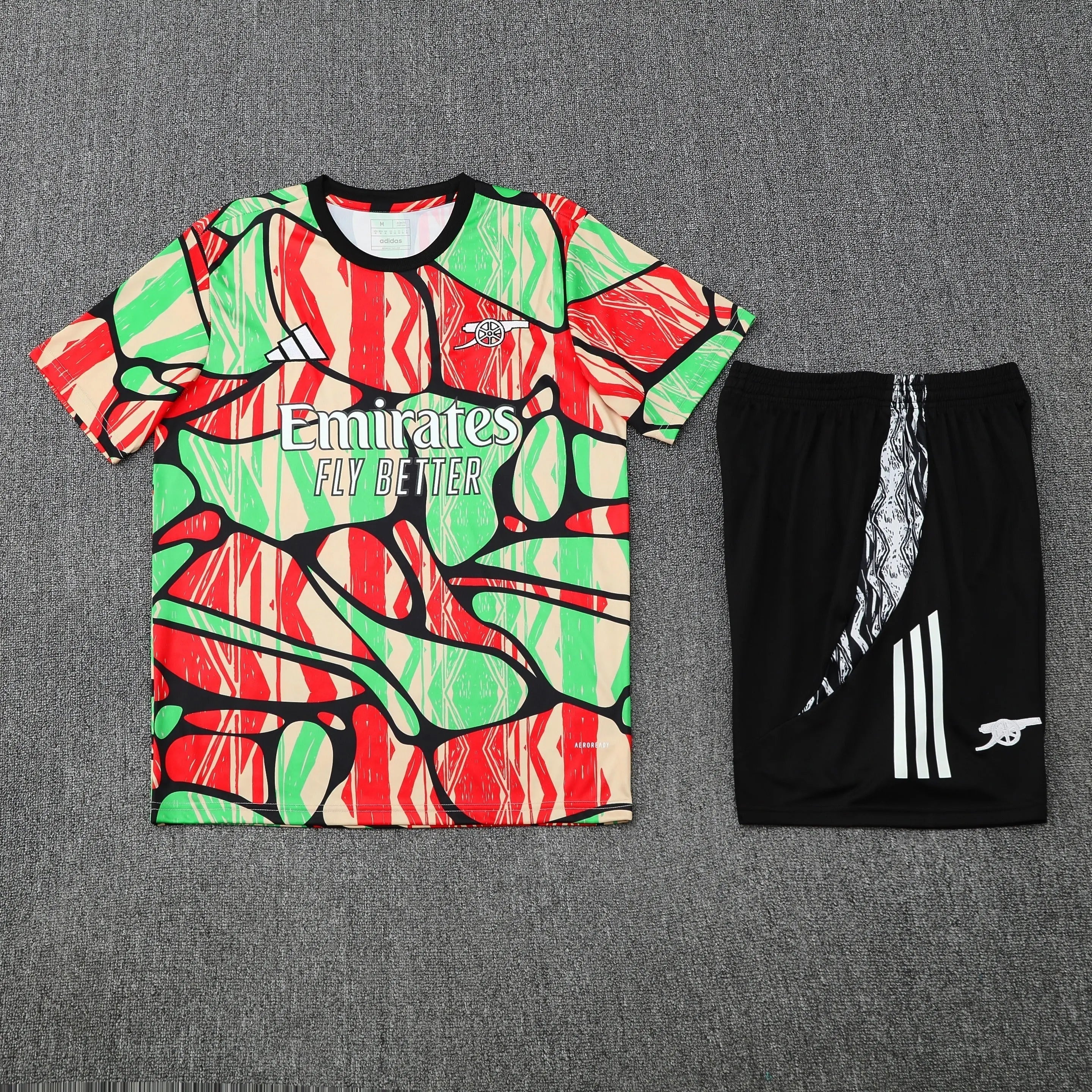 Ensemble Arsenal Vert/Rouge