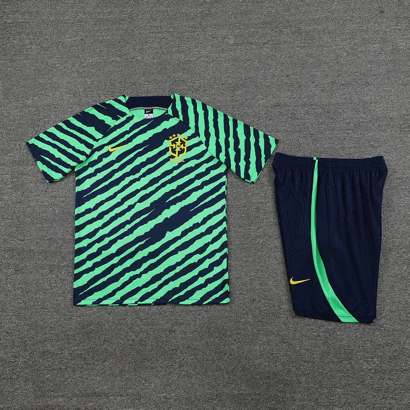 23/24 Ensemble d’échauffement BRÉSIL Vert/Noir