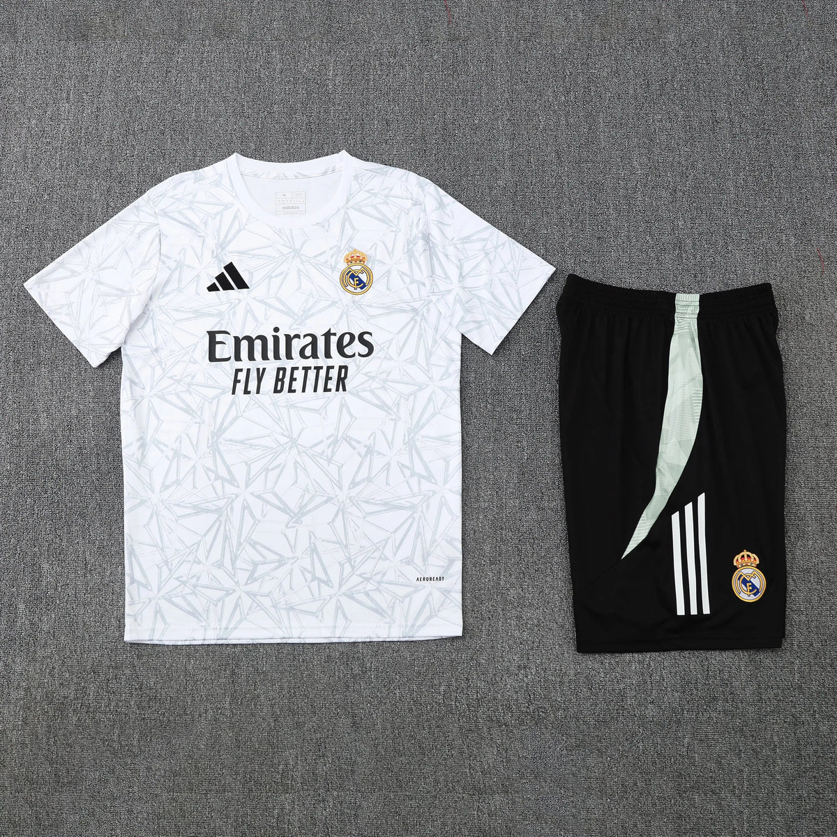 Ensemble Real Madrid Blanc/Noir