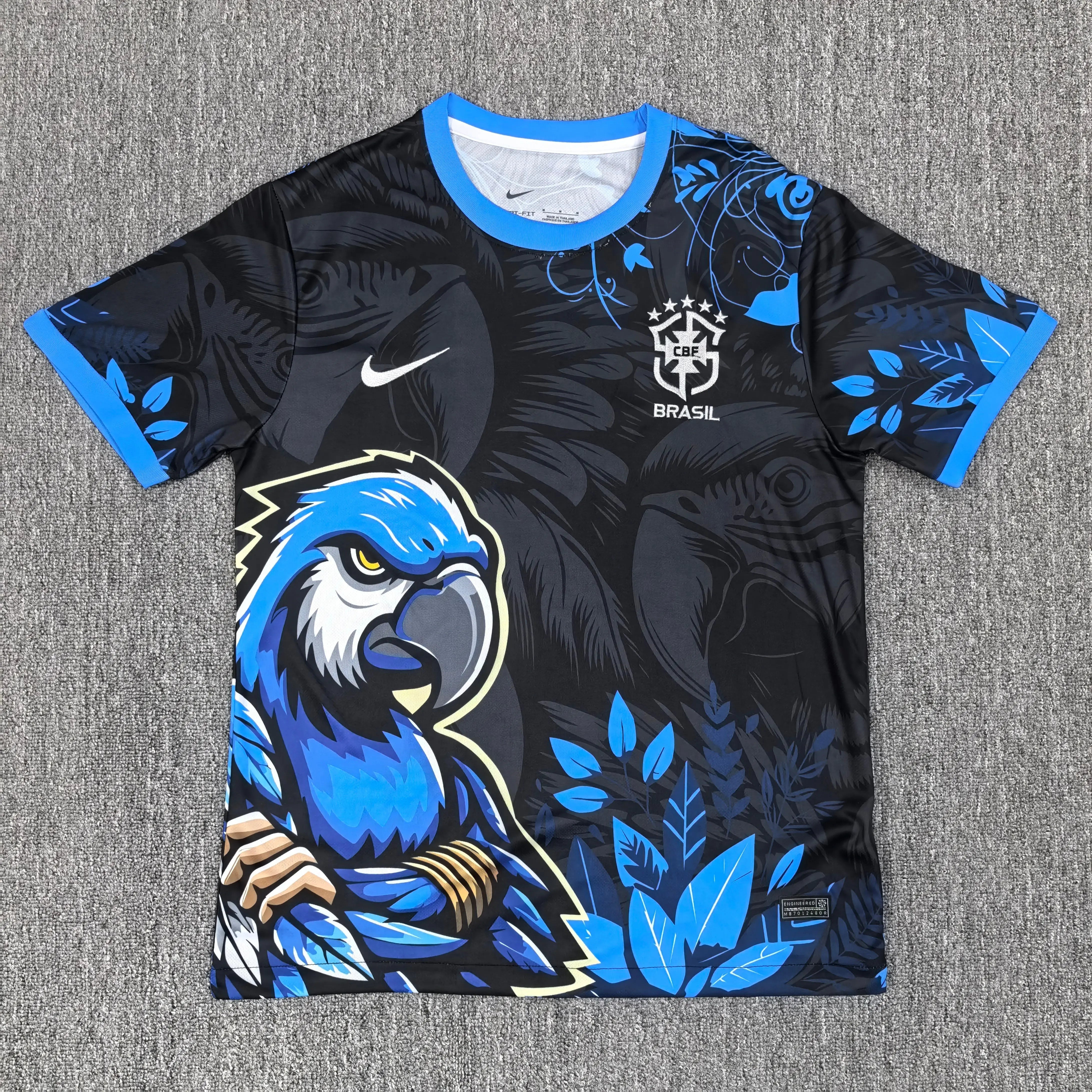 Maillot Brésil bleu édition spéciale "Parrot" 2024