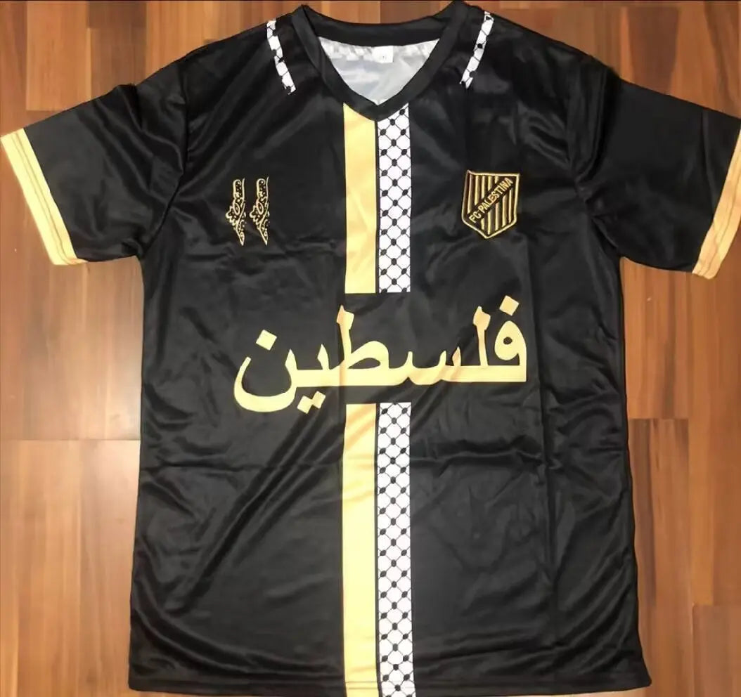 2024 Maillot Adulte PALESTINE Gold SPÉCIALE ANNIVERSAIRE