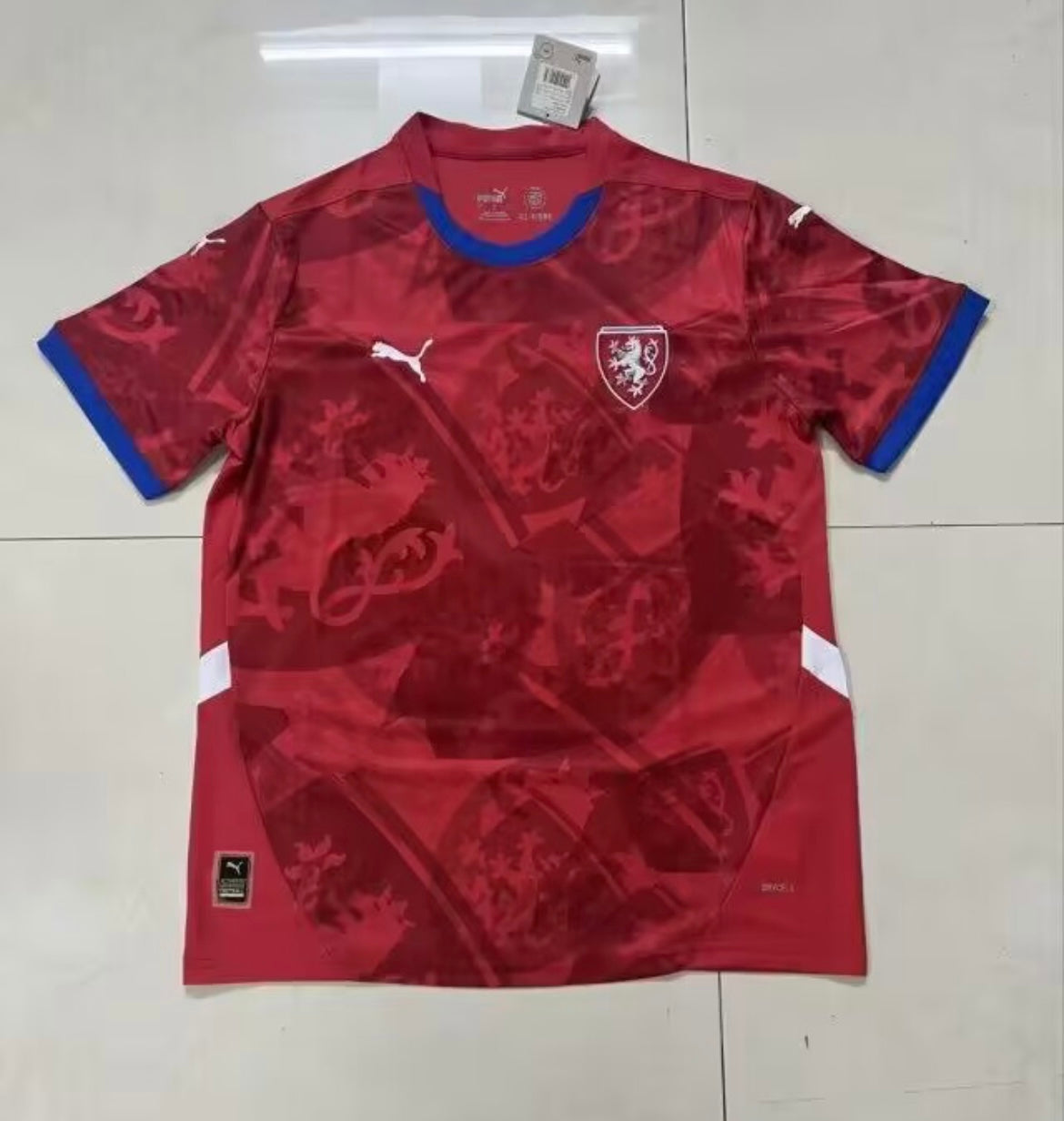 RÉPUBLIQUE TCHÈQUE - MAILLOT DOMICILE 2024