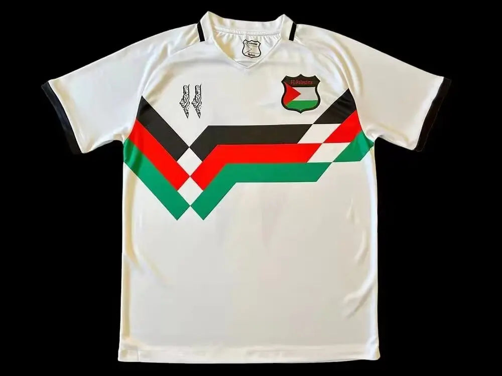 2024 Maillot Adulte PALESTINE Blanc SPÉCIALE