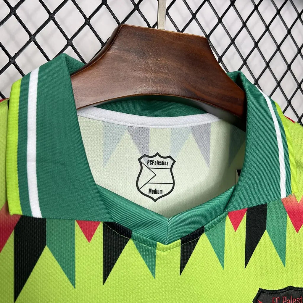 24/25 Maillot Adulte RÉTRO PALESTINE Jaune