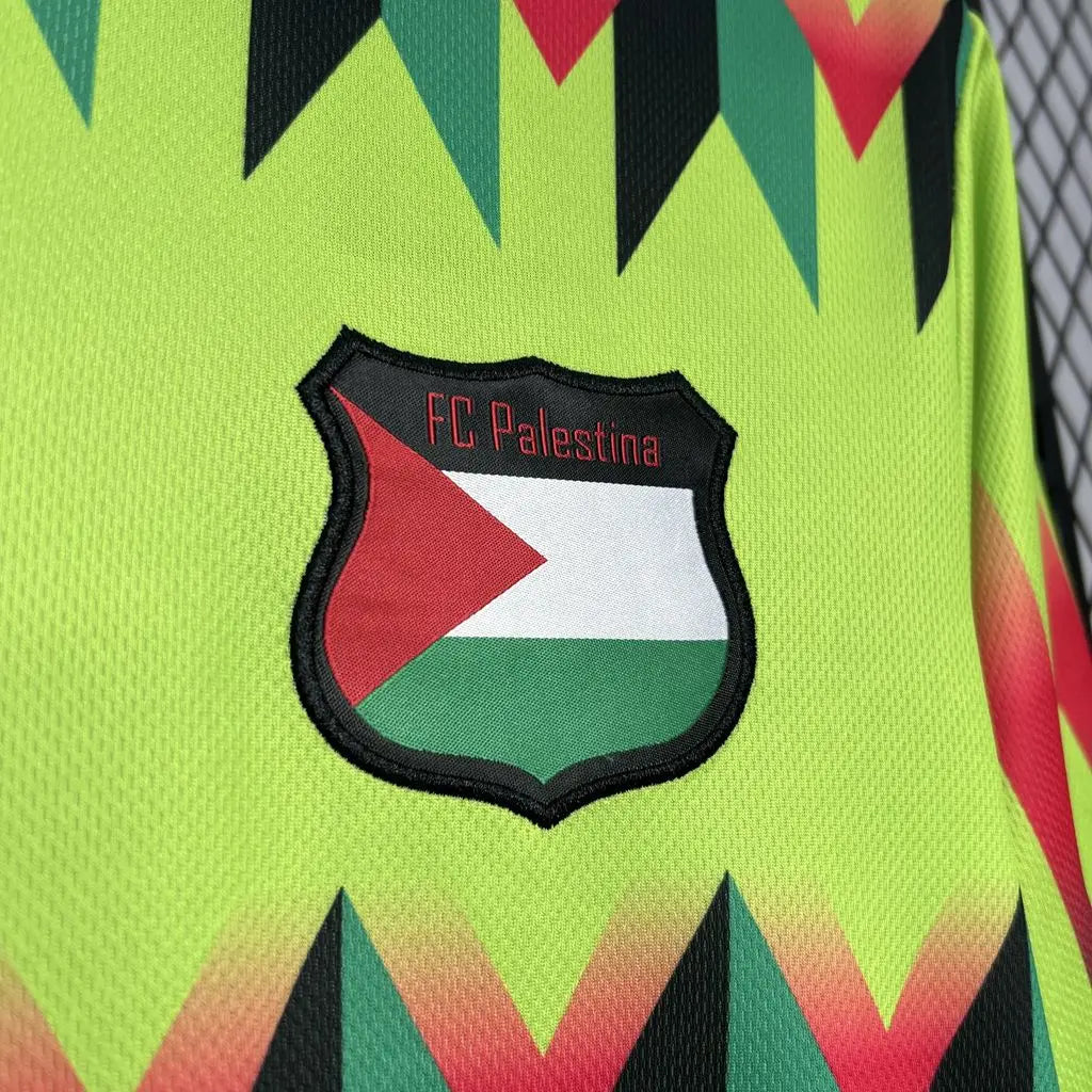 24/25 Maillot Adulte RÉTRO PALESTINE Jaune