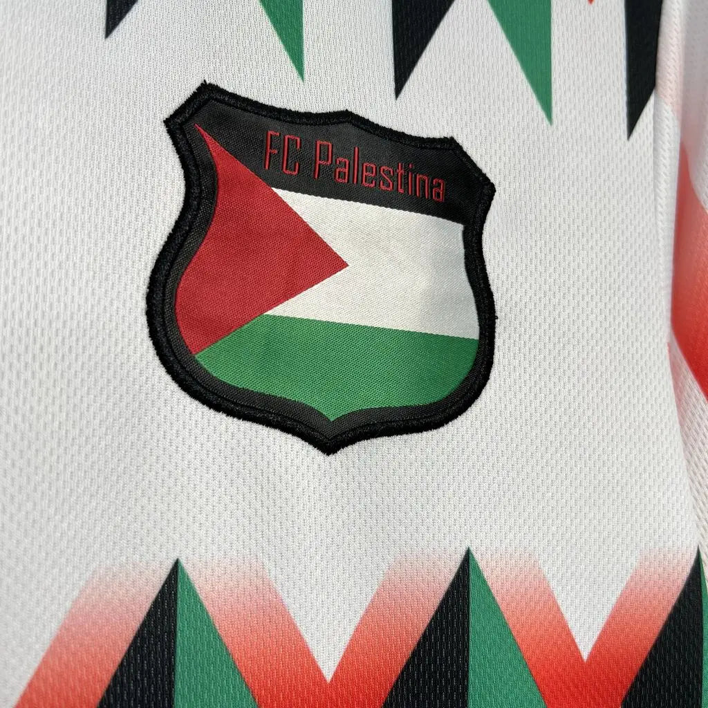 24/25 Maillot Adulte RÉTRO PALESTINE Blanc