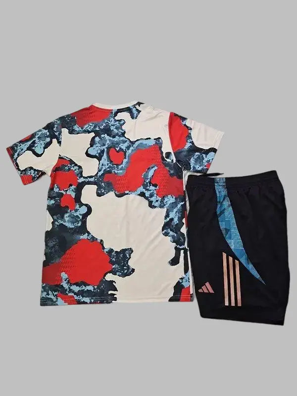 24/25 Maillot d’échauffement FC BAYERN Rouge/Bleu