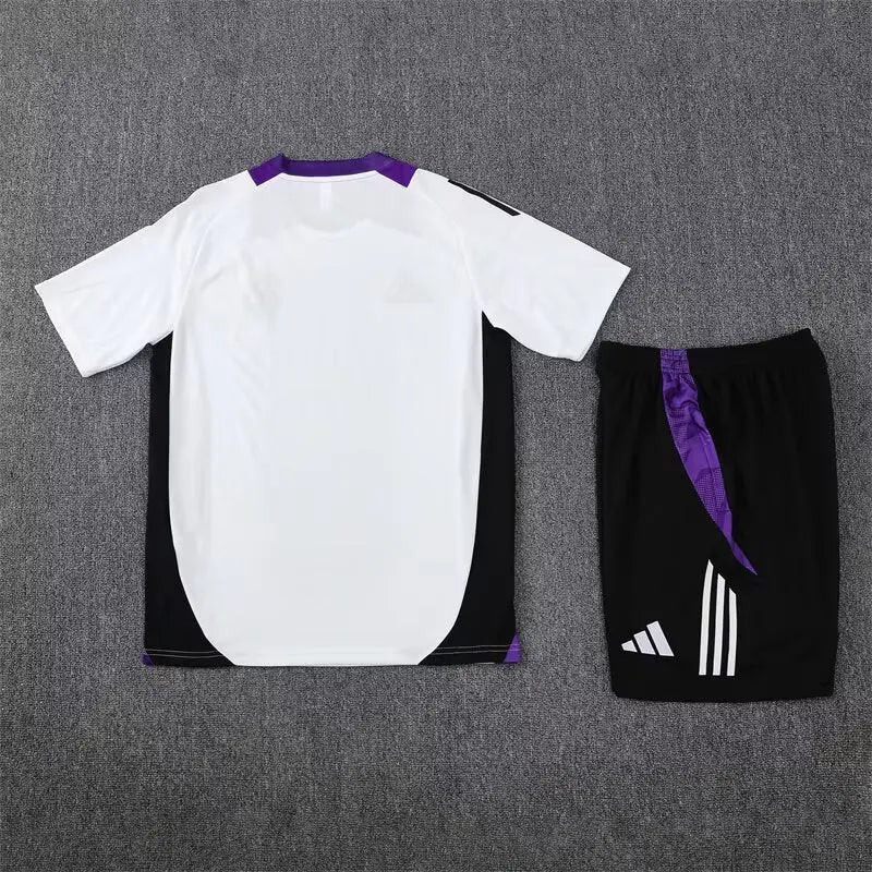 24/25 Ensemble d’entraînement REAL MADRID Blanc/Violet/Noir