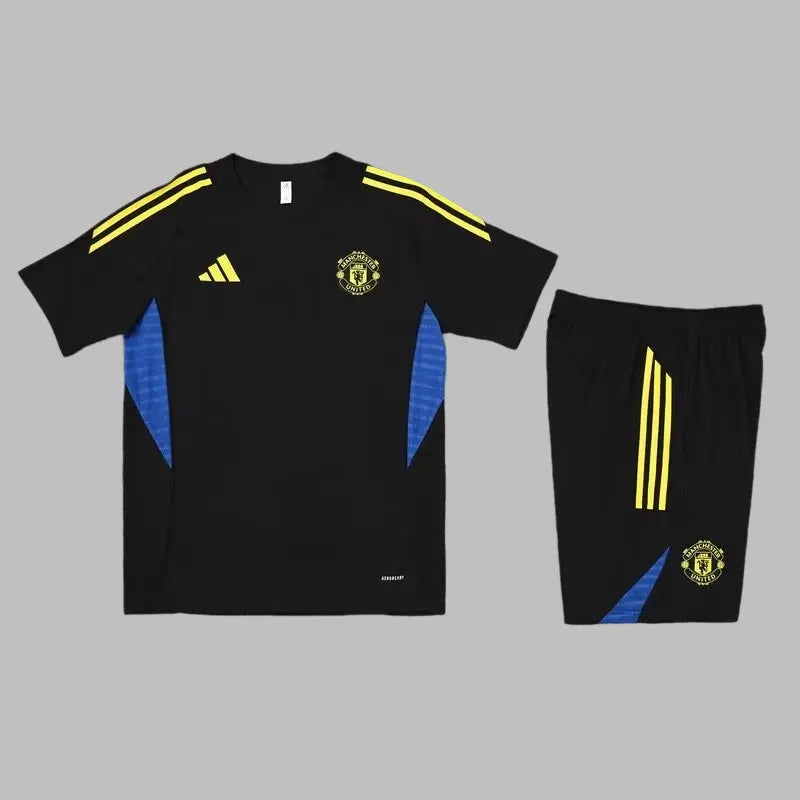 24/25 Ensemble d’échauffement MANCHESTER UNITED Noir/Bleu/Jaune
