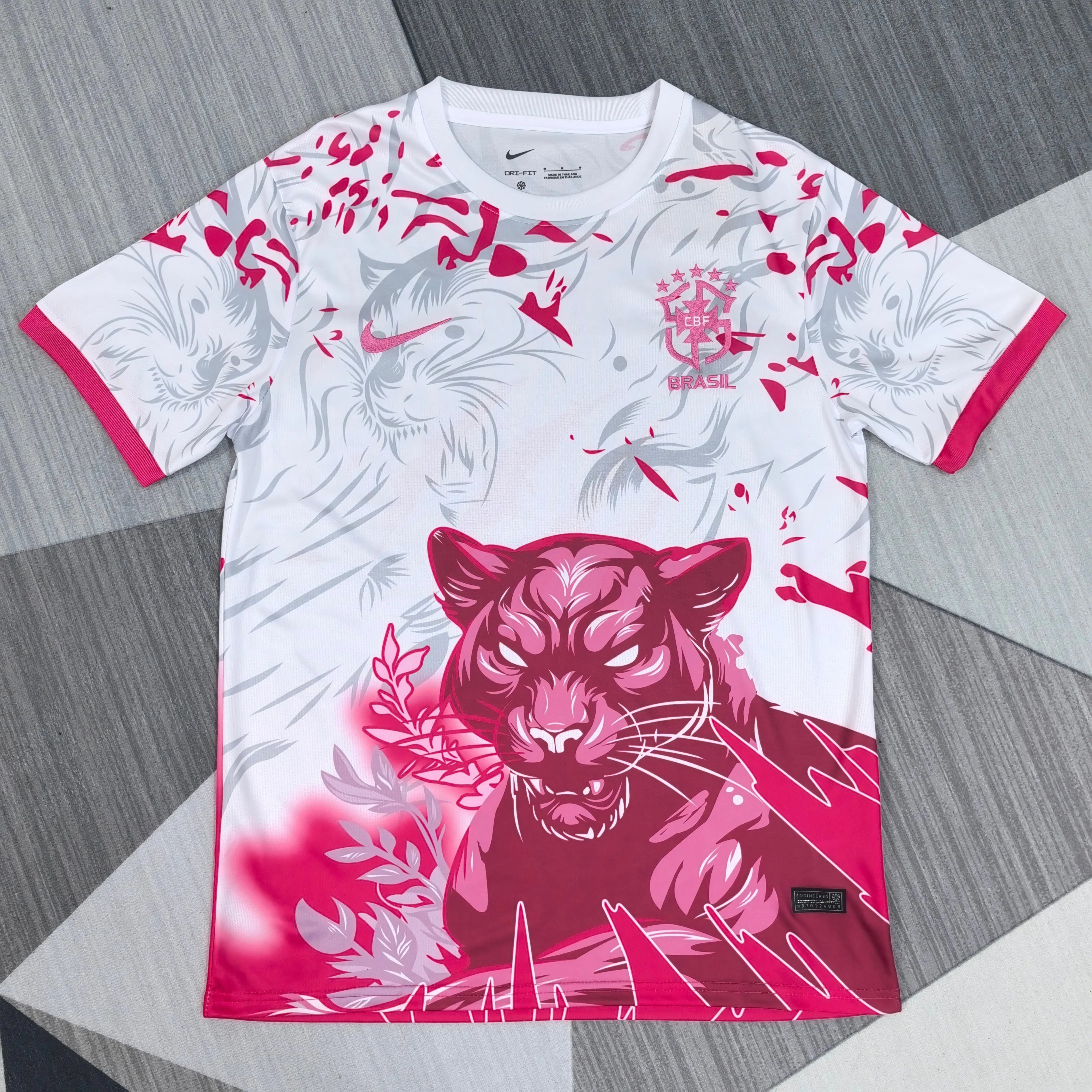 Maillot Brésil rose panthère 2025