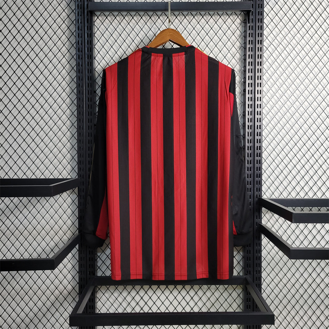 AC MILAN - MAILLOT DOMICILE MANCHES LONGUES RETRO 13/14