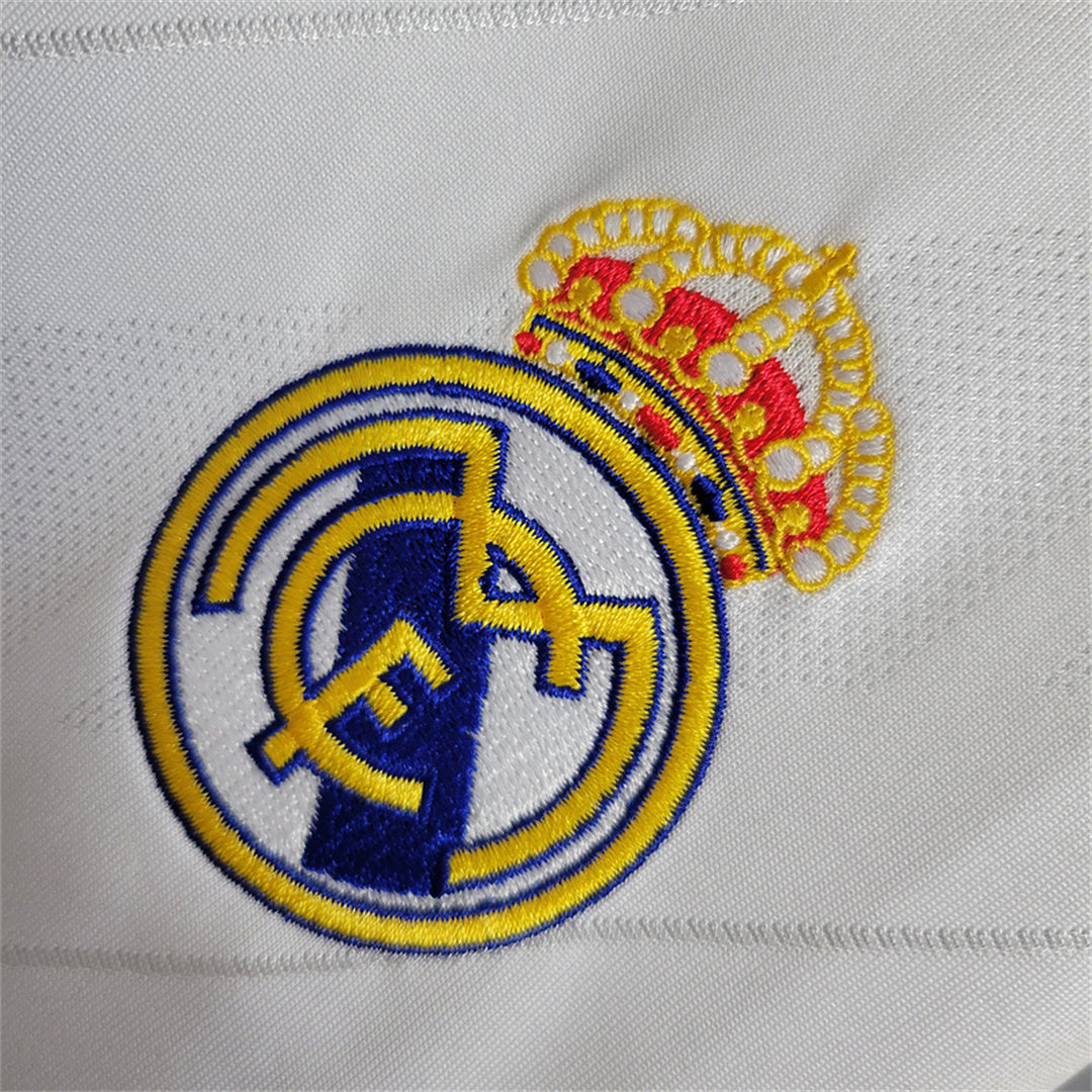 REAL MADRID - MAILLOT DOMICILE MANCHES LONGUES RETRO 17/18