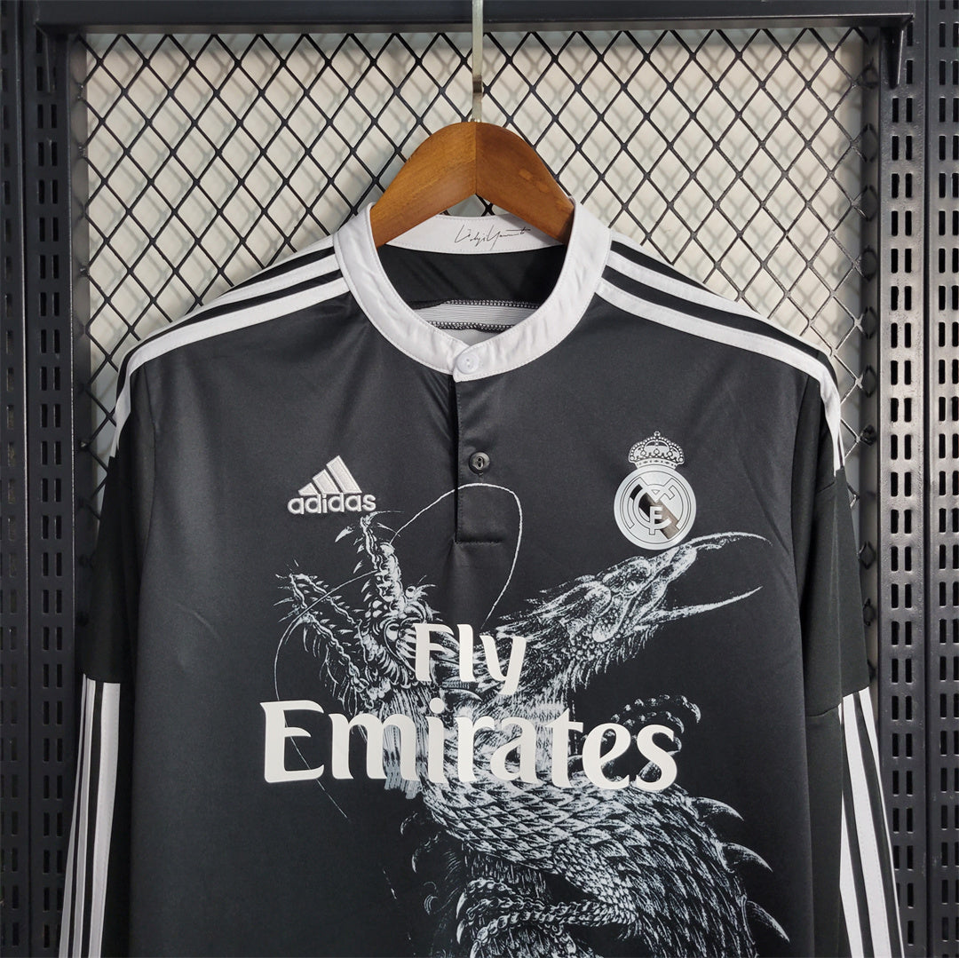 REAL MADRID - MAILLOT EXTÉRIEUR THIRD MANCHES LONGUES RETRO 14/15