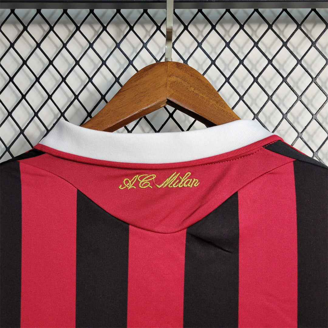 AC MILAN - 09/10 RETRO LONG SLEEVE HOME JERSEY