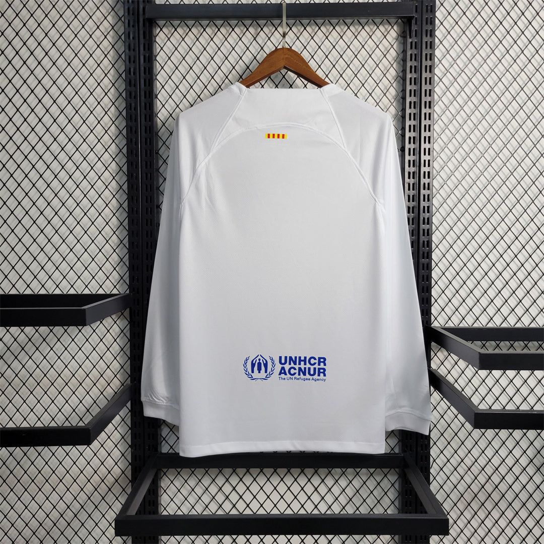 FC BARCELONE - MAILLOT EXTÉRIEUR MANCHES LONGUES 23/24