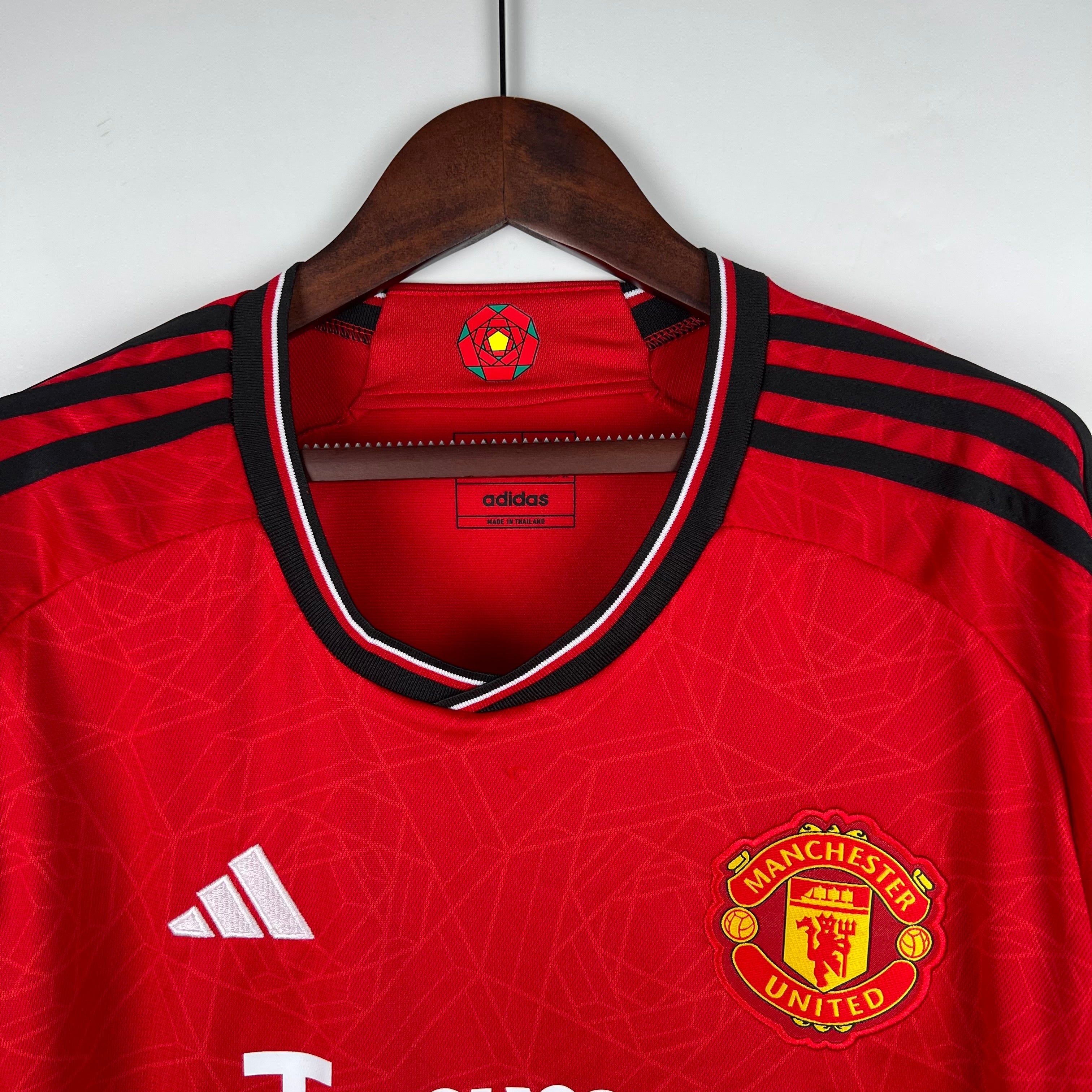 MANCHESTER UNITED - MAILLOT DOMICILE MANCHES LONGUES 23/24