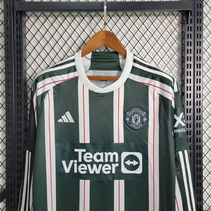 MANCHESTER UNITED - LONG SLEEVE AWAY JERSEY 23/24