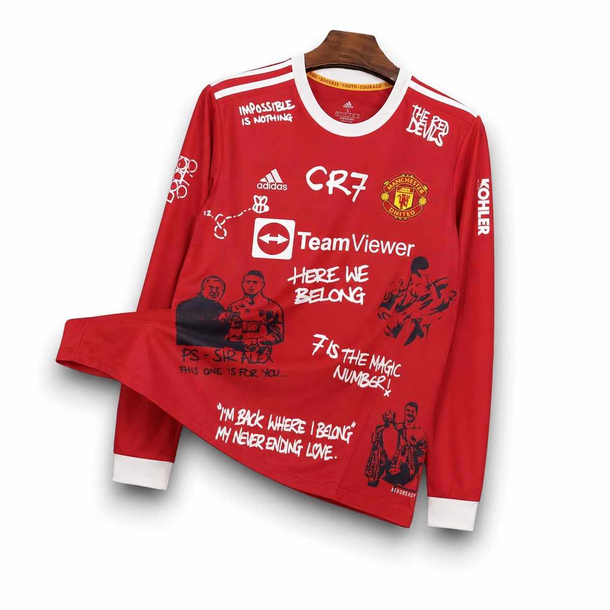 MANCHESTER UNITED - LONG SLEEVE CONCEPT JERSEY 21/22