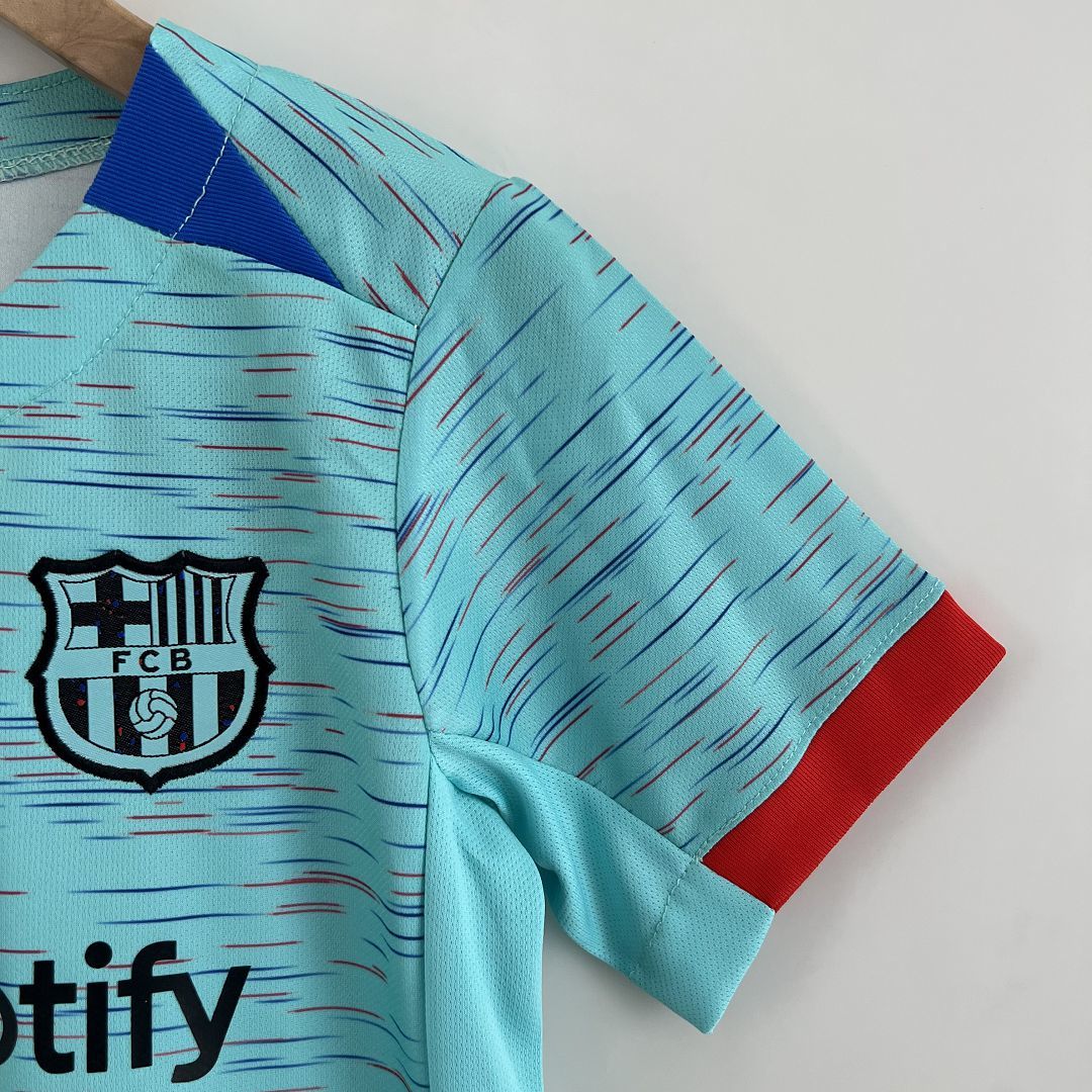 FC BARCELONA - KIDS' THIRD AWAY KIT 23/24