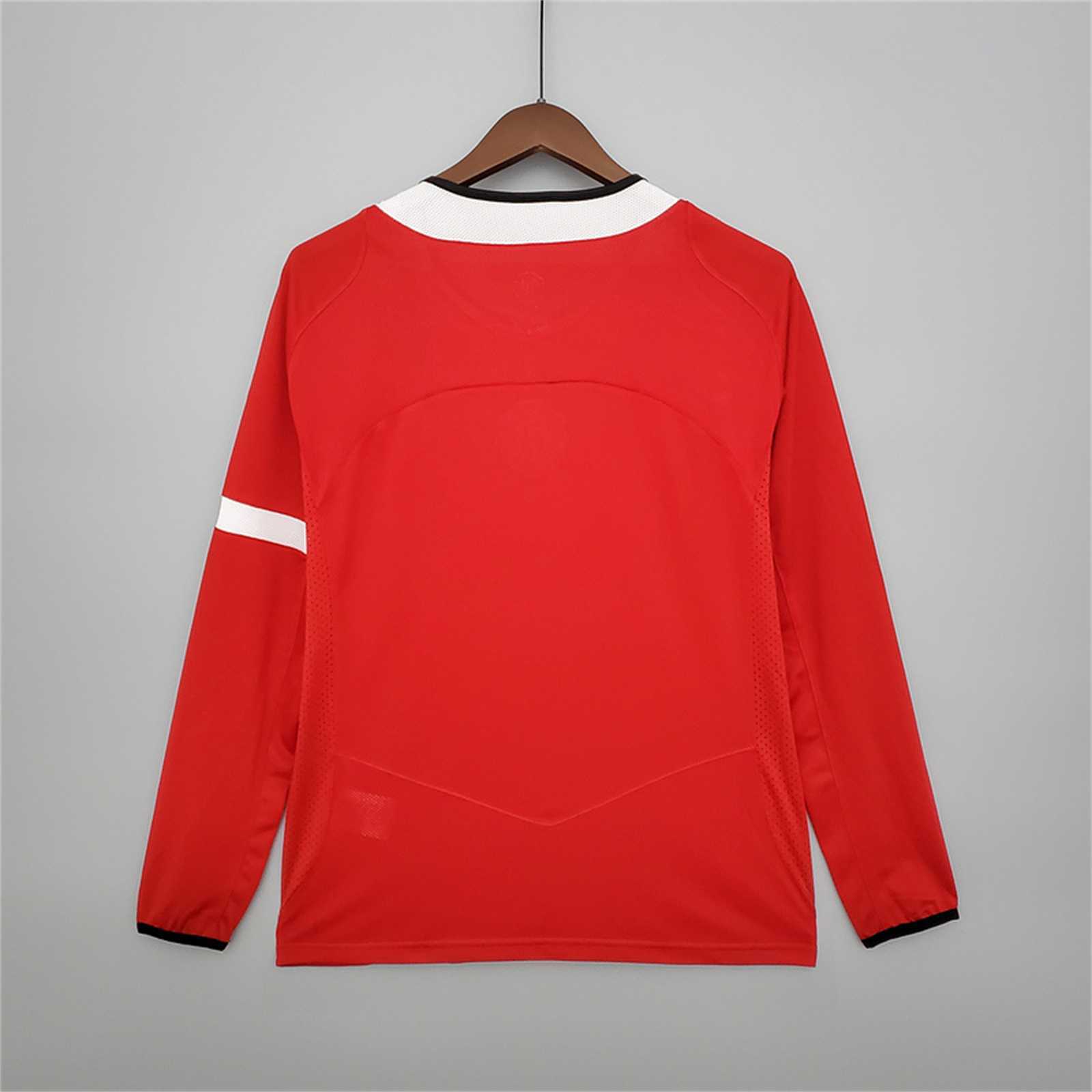 MANCHESTER UNITED - MAILLOT DOMICILE MANCHES LONGUES RETRO 04/06