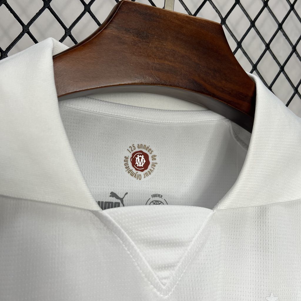 OLYMPIQUE DE MARSEILLE - "125TH ANNIVERSARY WHITE" JERSEY 24/25