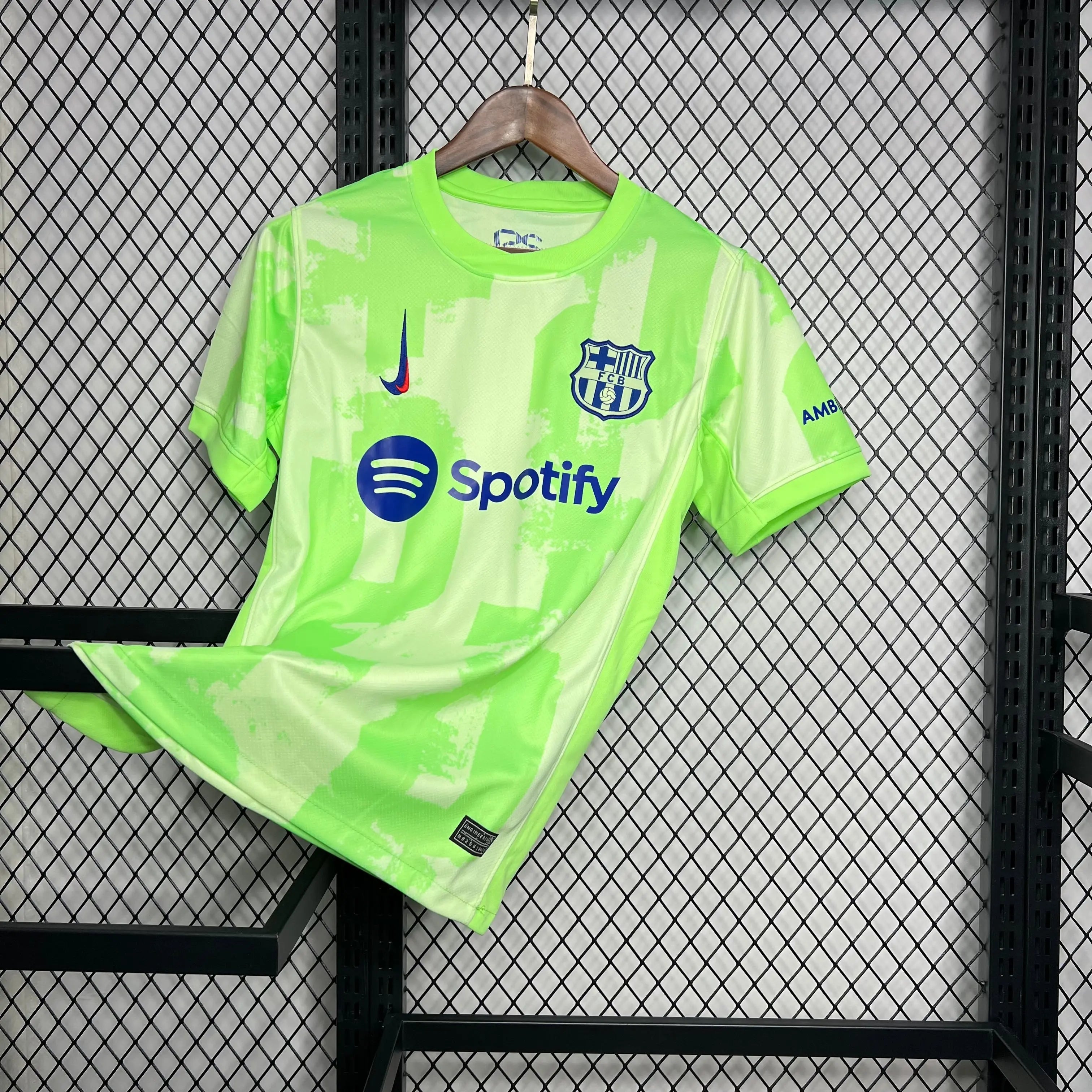 24/25 Maillot Third du FC BARCELONE Vert/Jaune