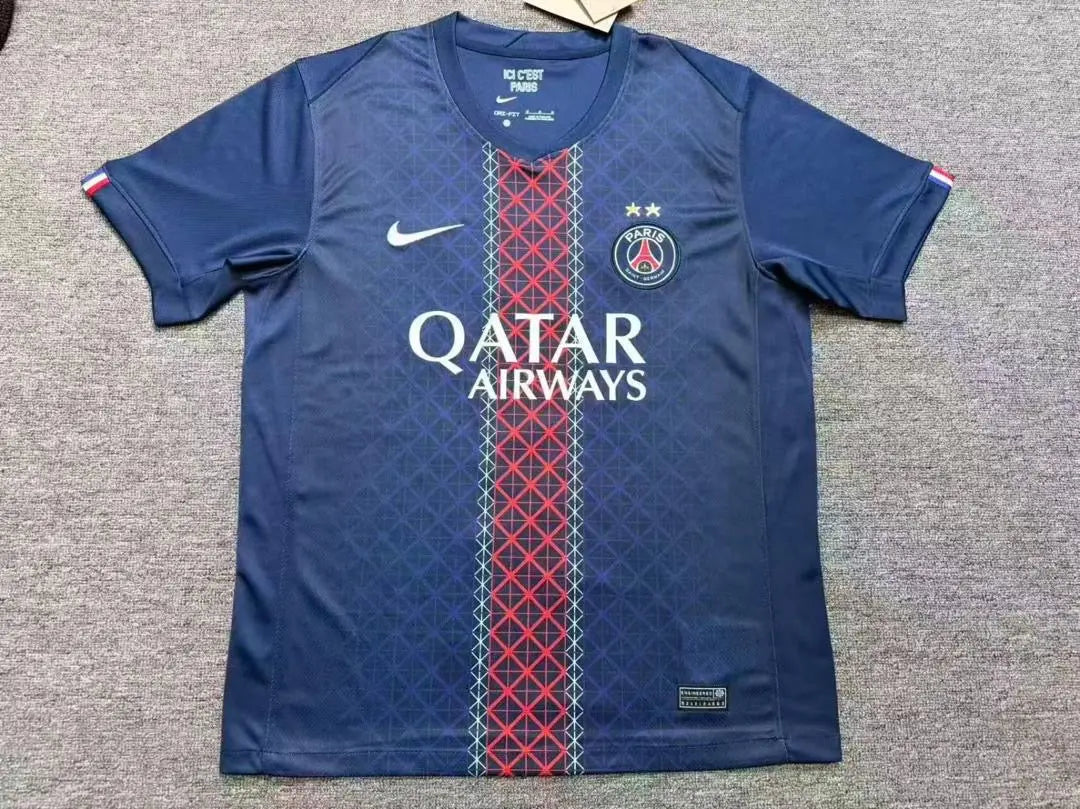 Maillot PSG 2 Étoiles Champions d’Europe 2025 – Bleu