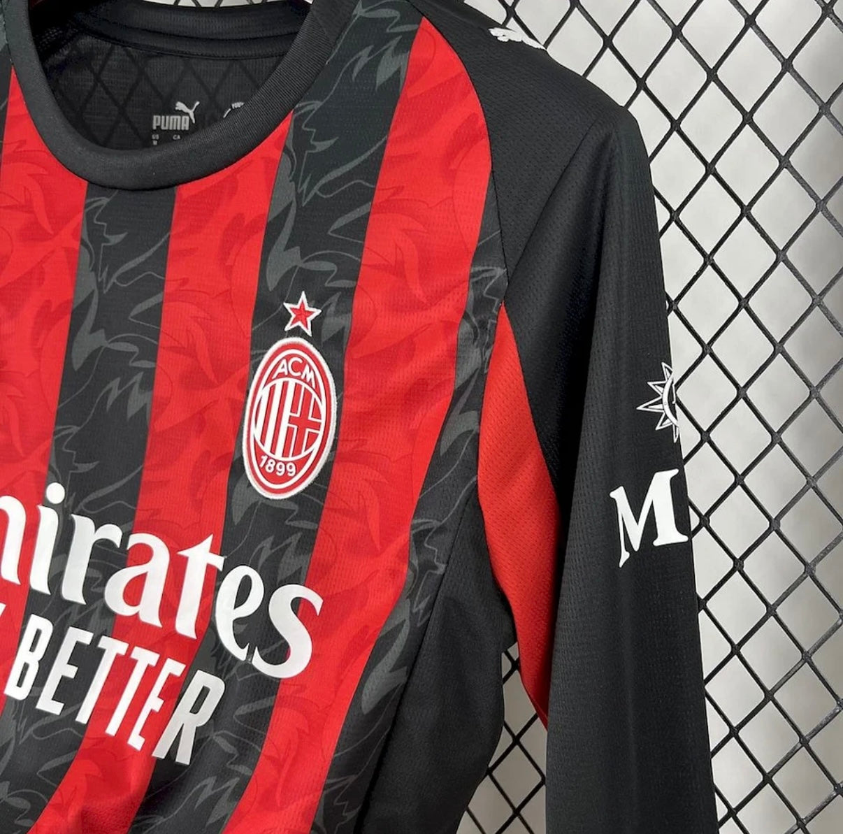 AC MILAN - MAILLOT DOMICILE MANCHES LONGUES 25/26