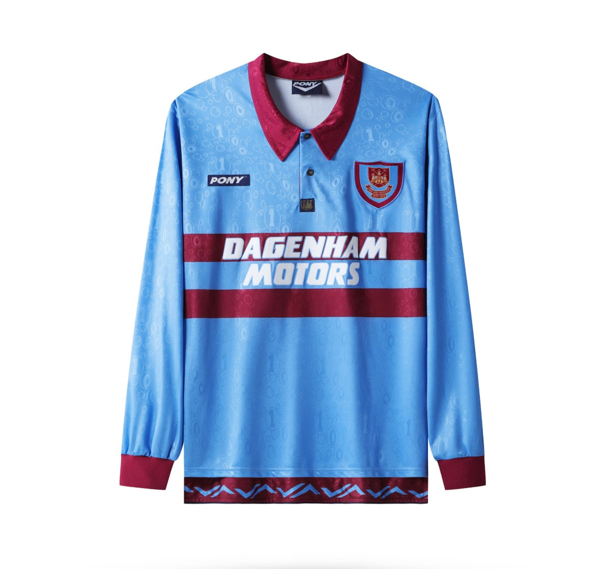 WEST HAM - 1995/96 AWAY LONG-SLEEVED SHIRT