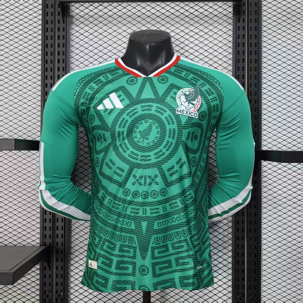 MÉXIQUE - MAILLOT DOMICILE JOUEUR MANCHES LONGUES 2026