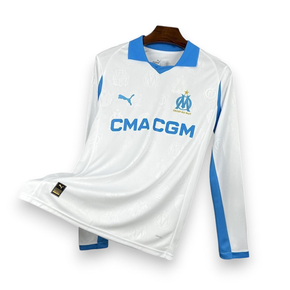 OLYMPIQUE DE MARSEILLE - MAILLOT DOMICILE MANCHES LONGUES 25/26