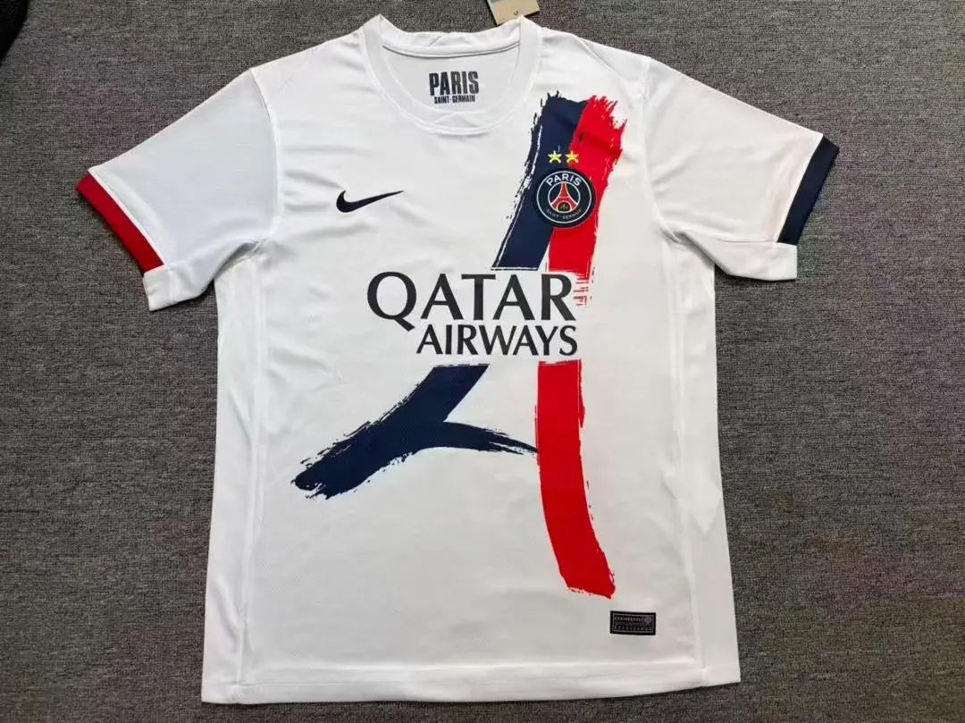 Maillot PSG 2 Étoiles Champions d’Europe 2025 – Blanc