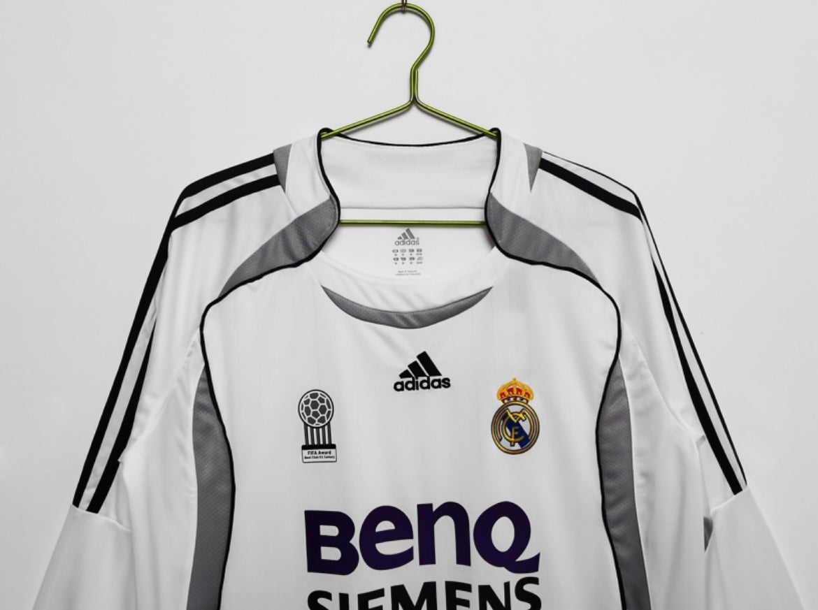 REAL MADRID - MAILLOT DOMICILE MANCHES LONGUES 06/07