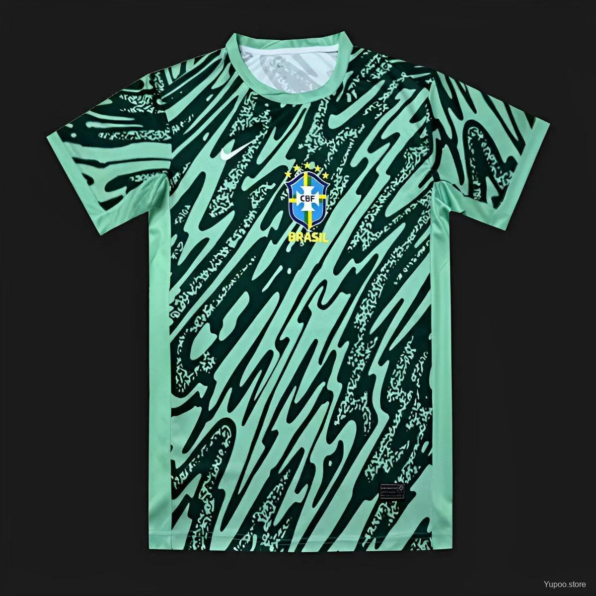 Maillot Brésil 23/24 vert/noir