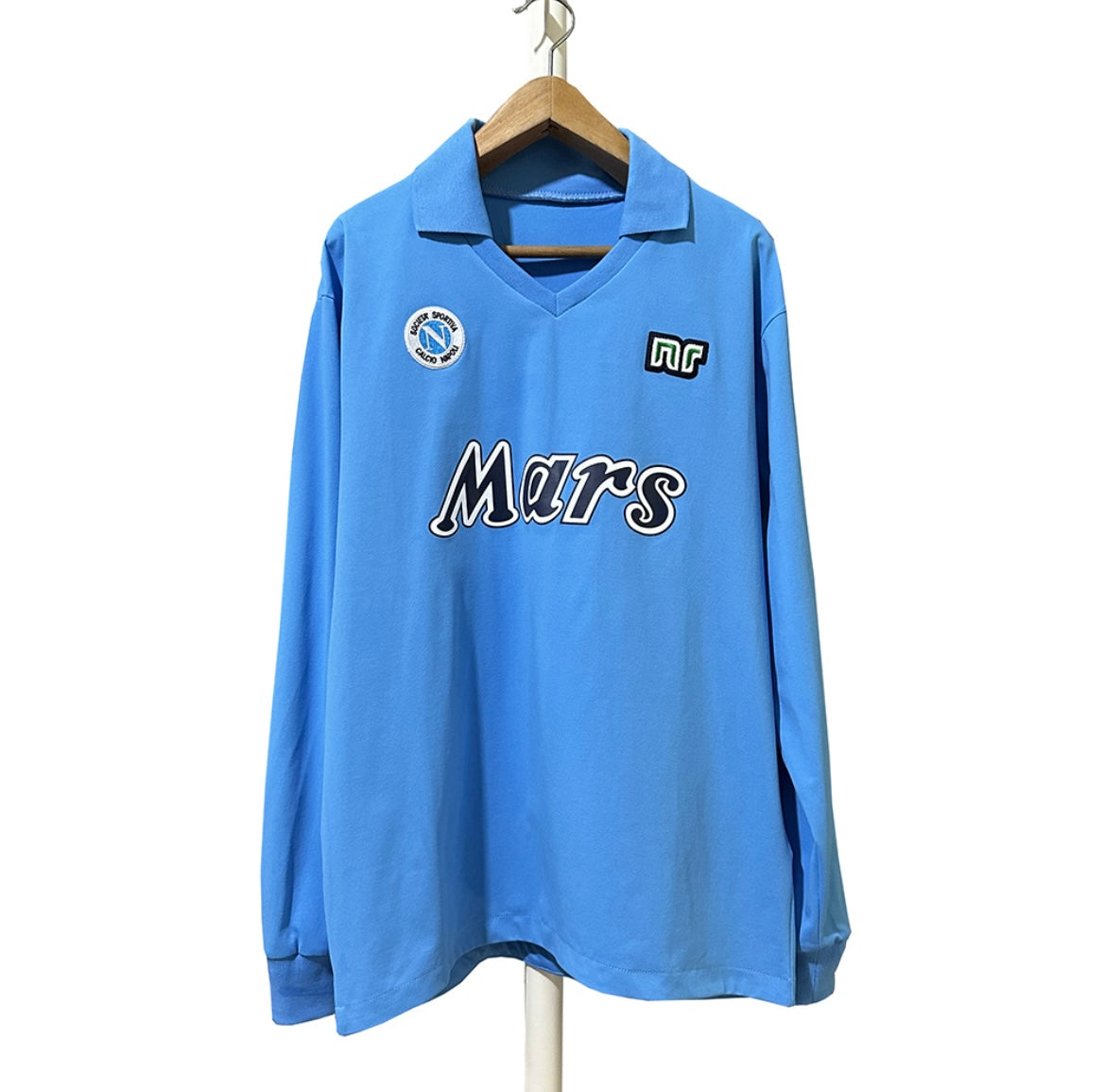 NAPLES - MAILLOT DOMICILE MANCHES LONGUES 1988/89