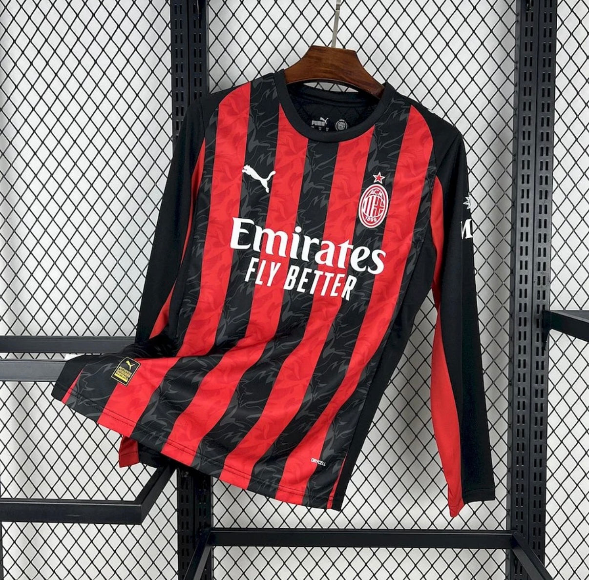AC MILAN - MAILLOT DOMICILE MANCHES LONGUES 25/26