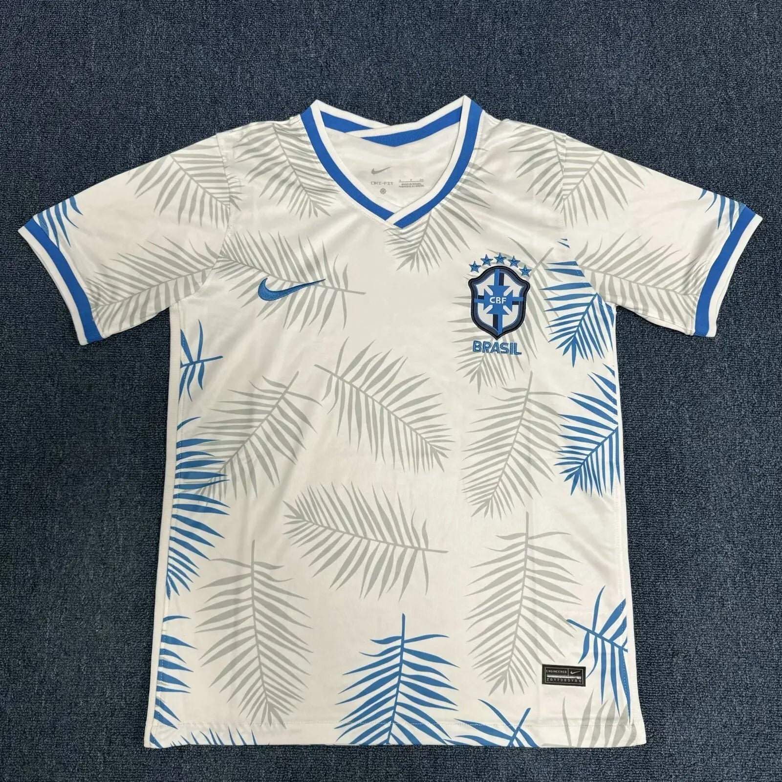 Maillot Brésil Blanc/Bleu 23-24