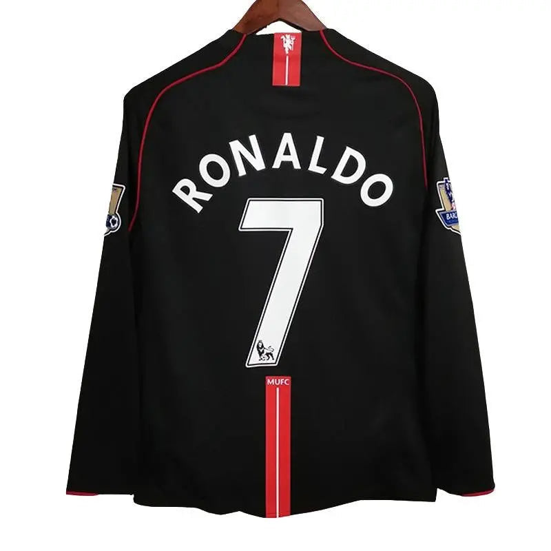 MANCHESTER UNITED - MAILLOT EXTÉRIEUR MANCHES LONGUES 07/08