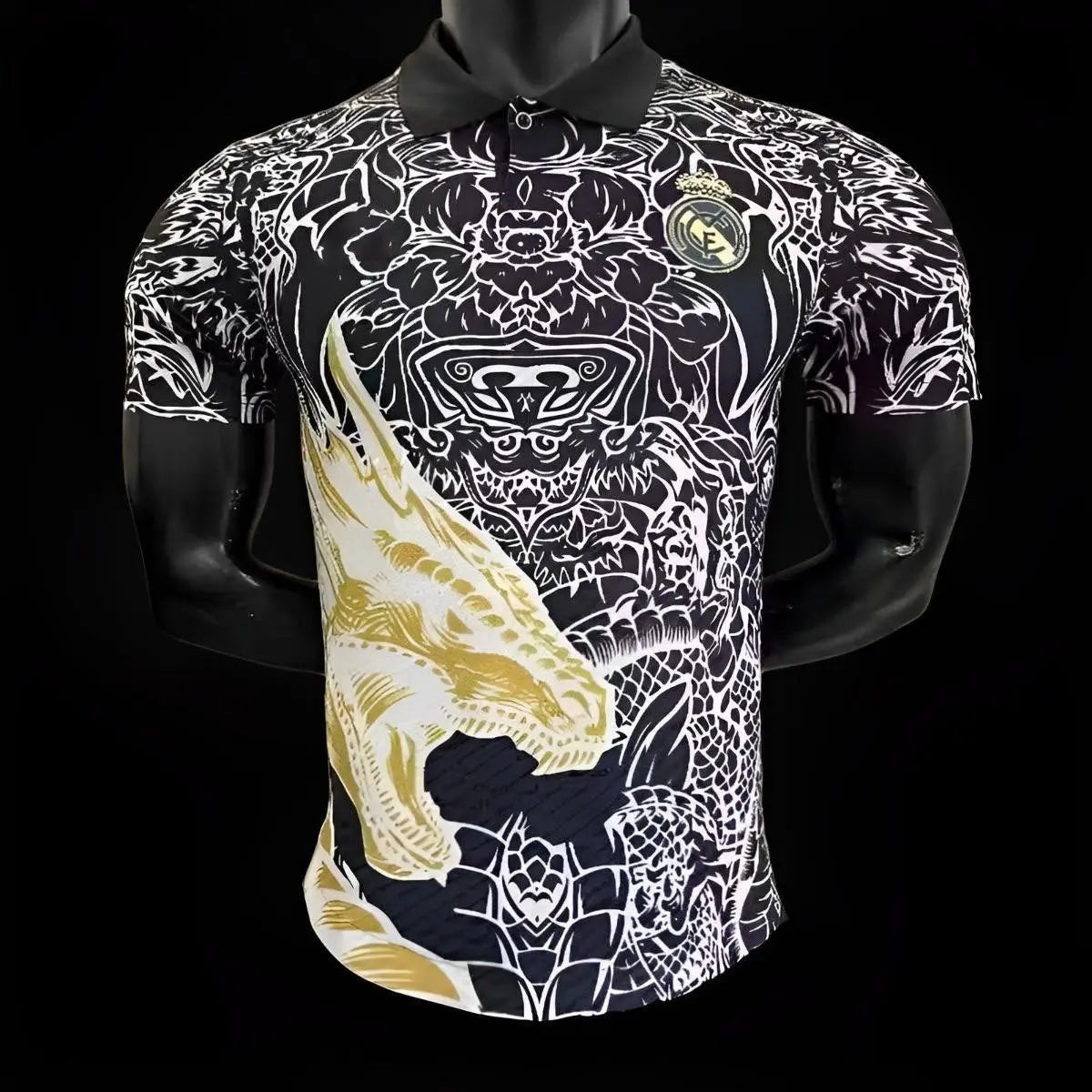 REAL MADRID - MAILLOT CONCEPT JOUEUR NOIR 23/24