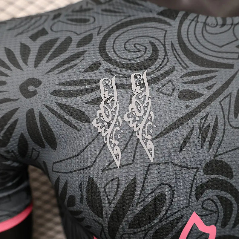2024 Maillot Adulte - Rose/Noir Palestine