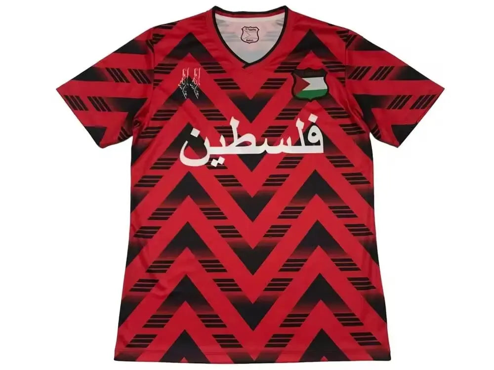 2024 Maillot Adulte PALESTINE Rouge SPÉCIALE