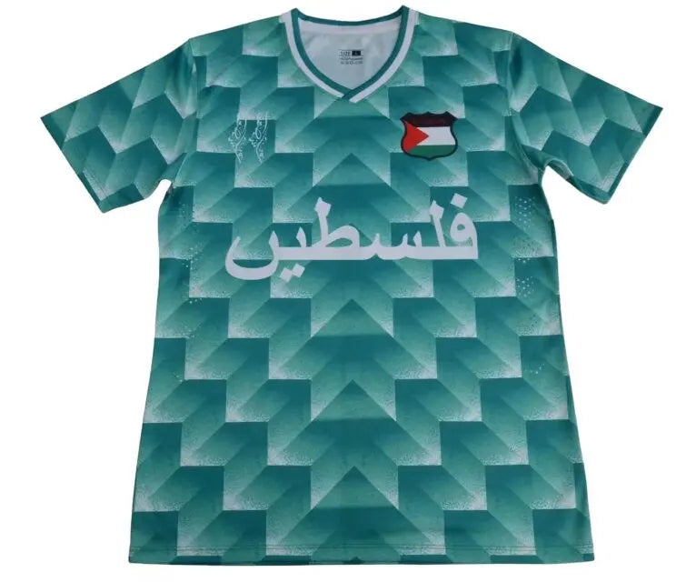 2024 Maillot Adulte PALESTINE Turquoise SPÉCIALE
