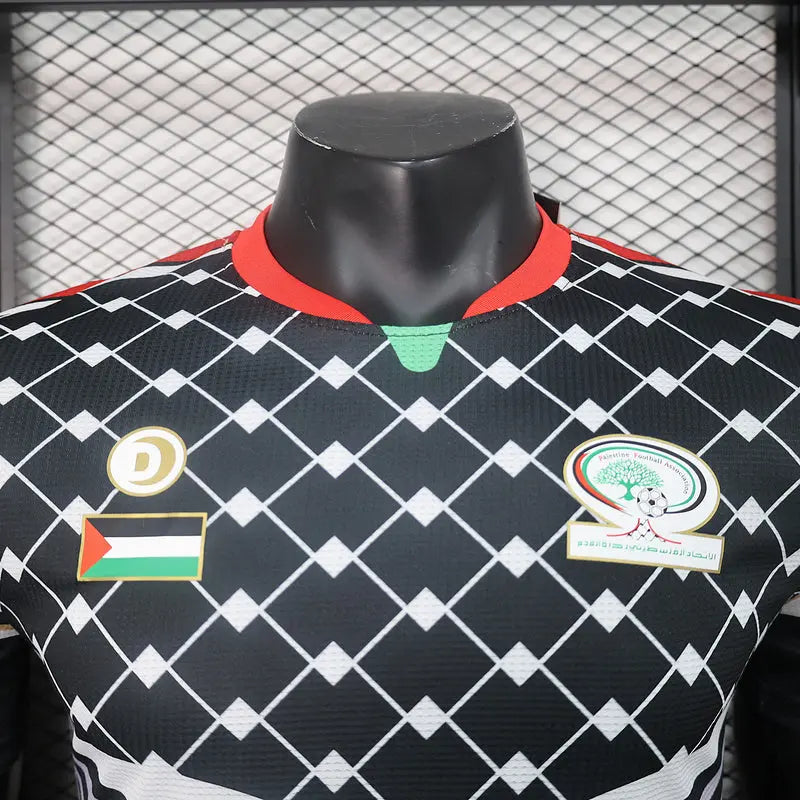 2024 Maillot Adulte Entraînement PALESTINE Noir