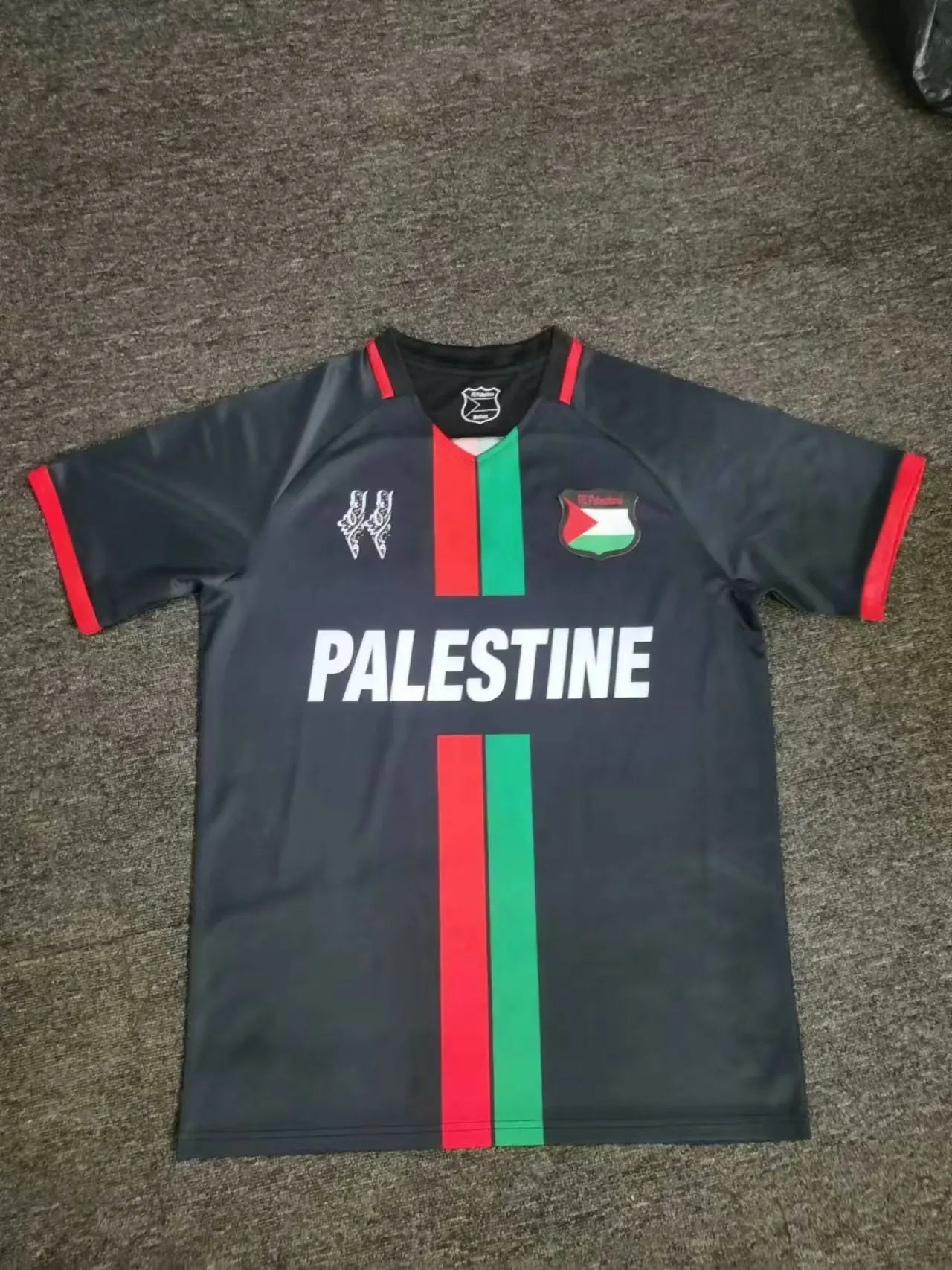 2024 Maillot Adulte Entraînement PALESTINE Noir