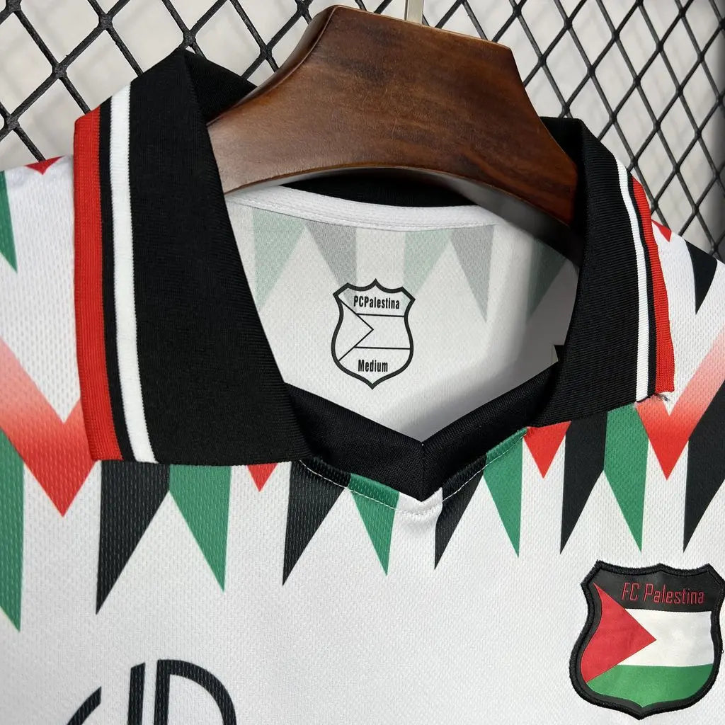 24/25 Maillot Adulte RÉTRO PALESTINE Blanc