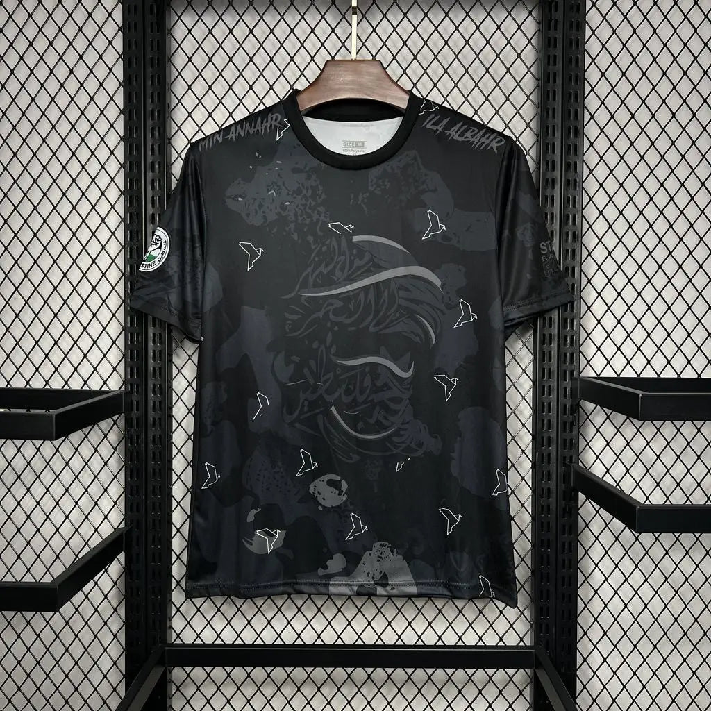 24/25 Maillot Adulte PALESTINE EDITION SPÉCIAL Noir