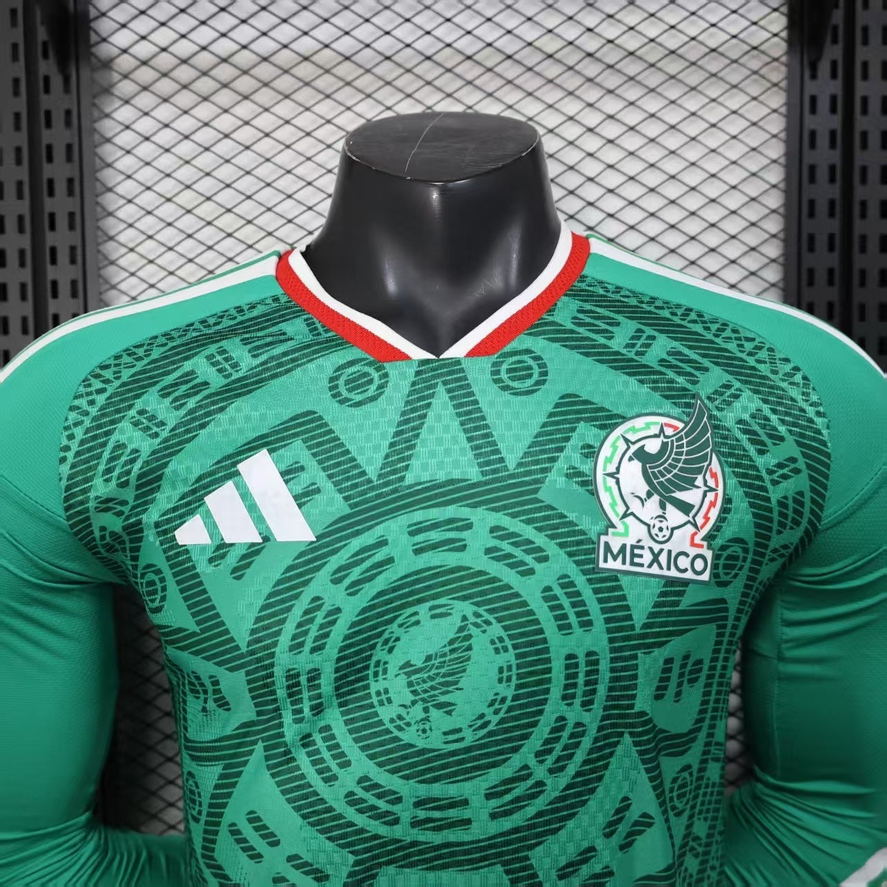 MÉXIQUE - MAILLOT DOMICILE JOUEUR MANCHES LONGUES 2026