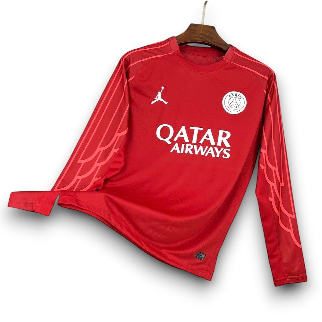 PARIS SAINT GERMAIN - MAILLOT GARDIEN MANCHES LONGUES "ROUGE" 25/26