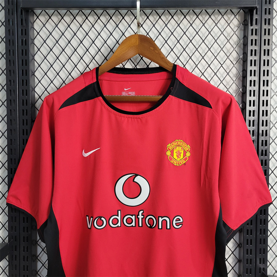 MANCHESTER UNITED - 02/04 HOME RETRO SHIRT